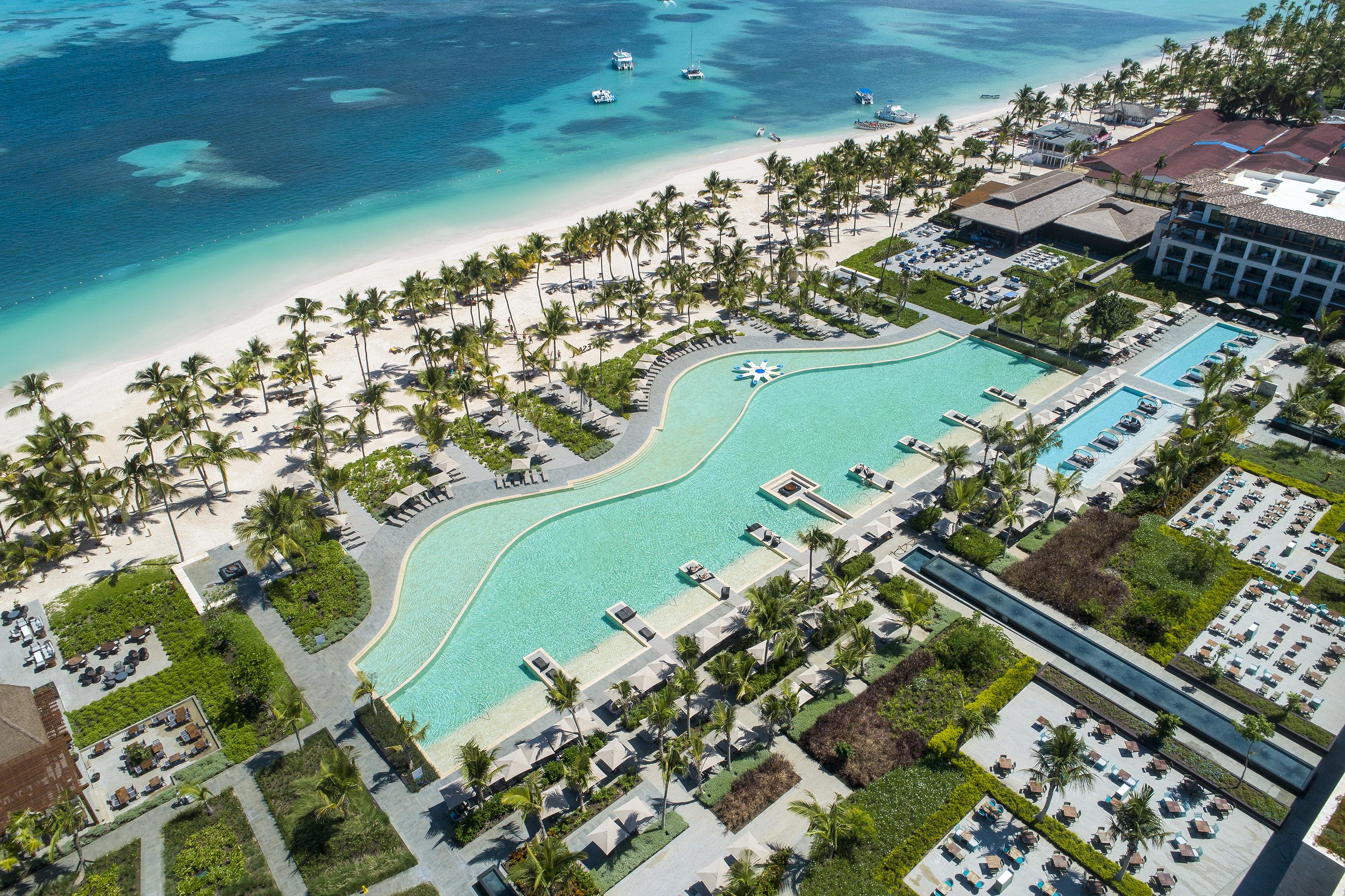 Lopesan Costa Bavaro Resort, Spa & Casino Punta Cana Eksteriør billede Aerial view of the resort